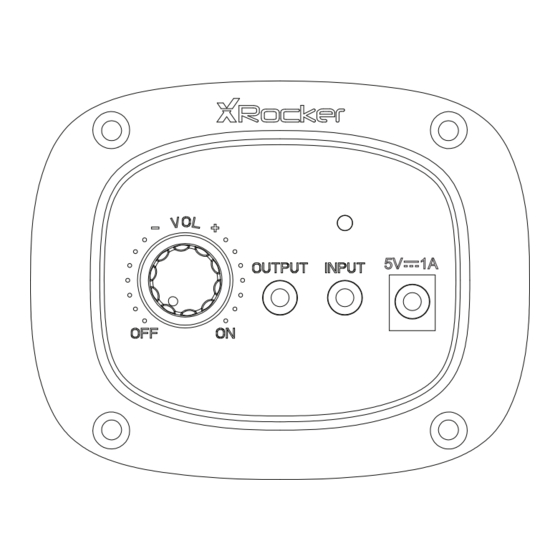 XROCKER Horizon 2.0 Stereo Wired Gaming Floor Rocker Manual