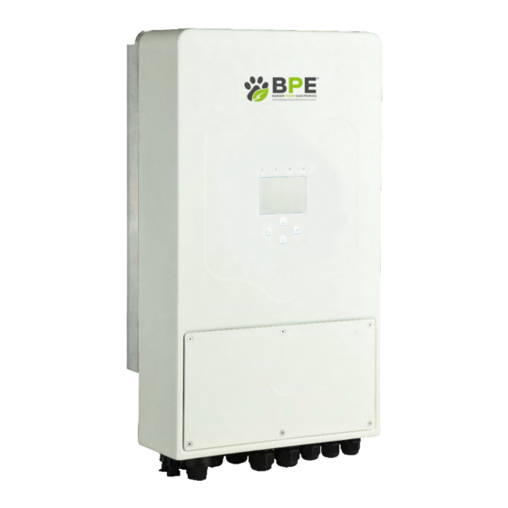 BPE BPE-HI-3.6kW Manuals