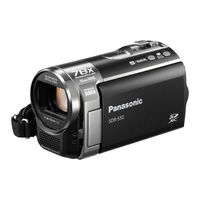 Panasonic SDRH85 - HDD SD CAMCORDER Operating Instructions Manual