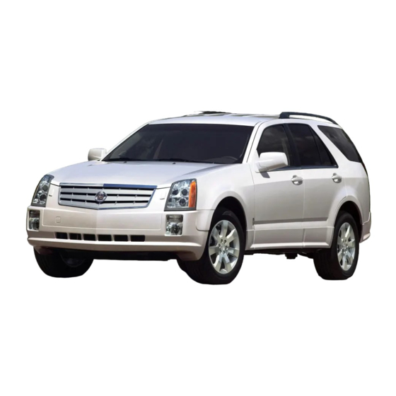 Cadillac SRX 2006 Customer Convenience/Personalization Manual