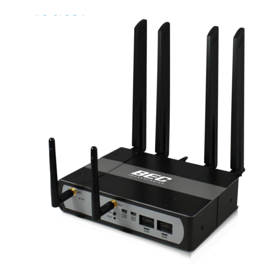 BEC MX-1000 Quick Install Manual
