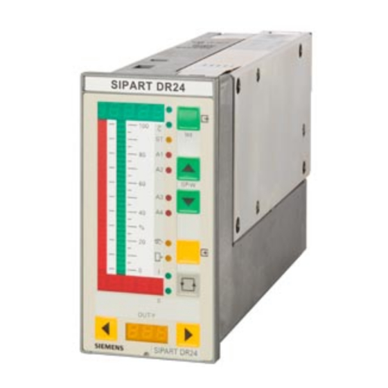 Siemens SIPART DR24 Controller Manuals