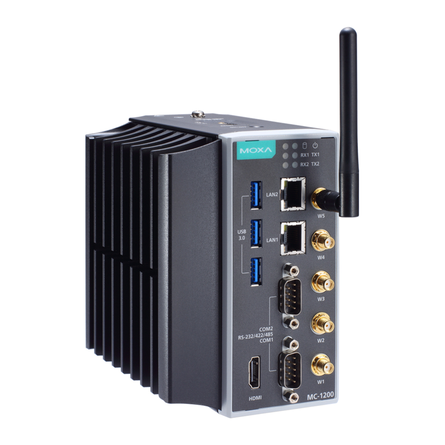 Moxa Technologies MC-1200 Series Quick Installation Manual