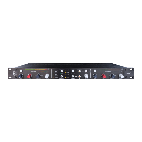 Rupert Neve Designs MBC Operation Manual