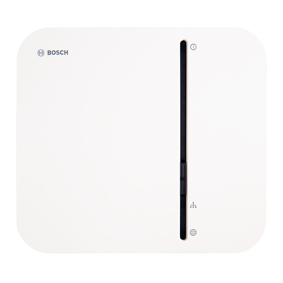 Bosch Smart Home Controller AA Instruction Manual
