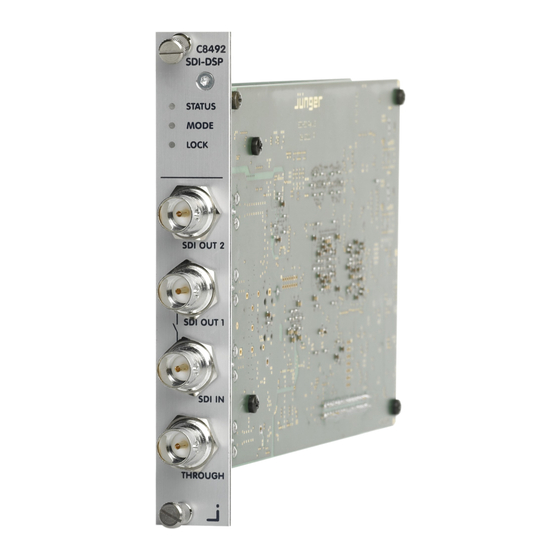 junger C8492 Manual
