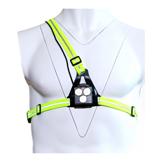 Avanto Lifestyle CHEST LIGHT TRIPLE BEAM Instructions