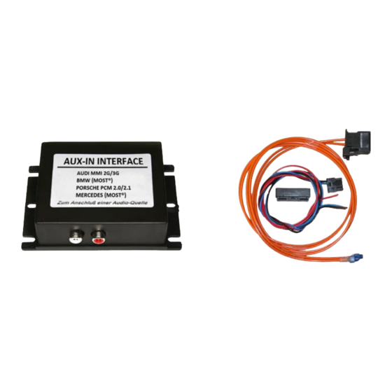 Car-Interface CI-AUX-110 Manual