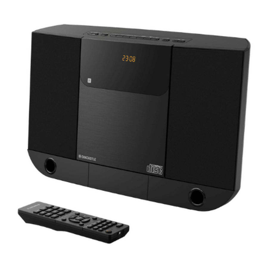 MAJORITY Oakcastle HIFI100 - Stereo System Manual