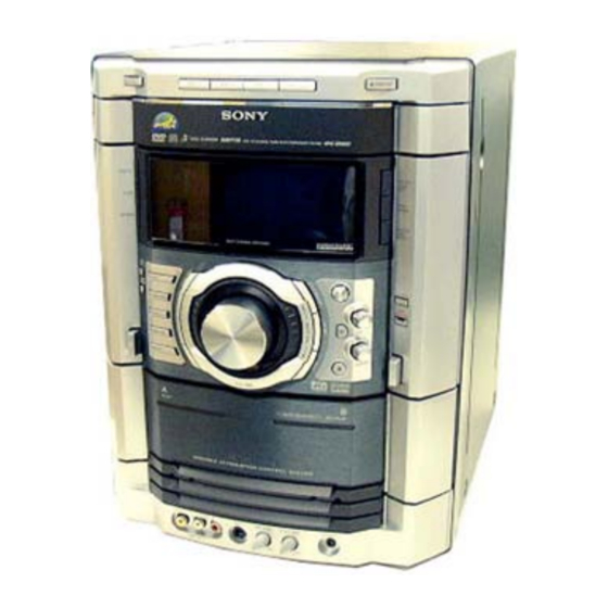 Sony HCD-GN100D Manuals