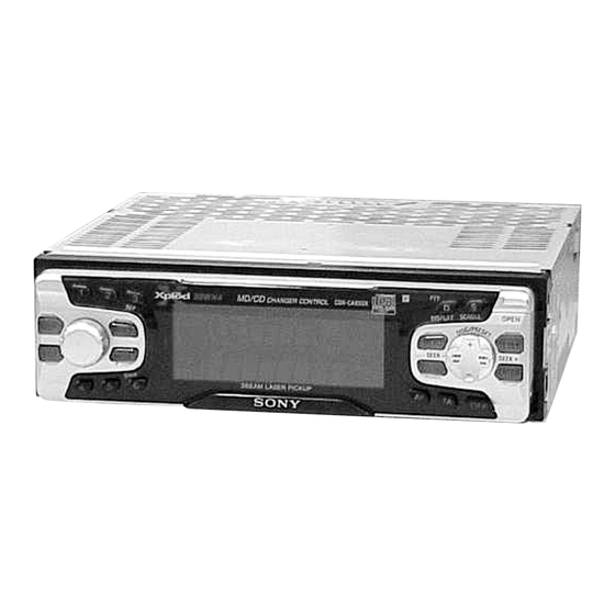 Sony CDX-CA650 Service Manual