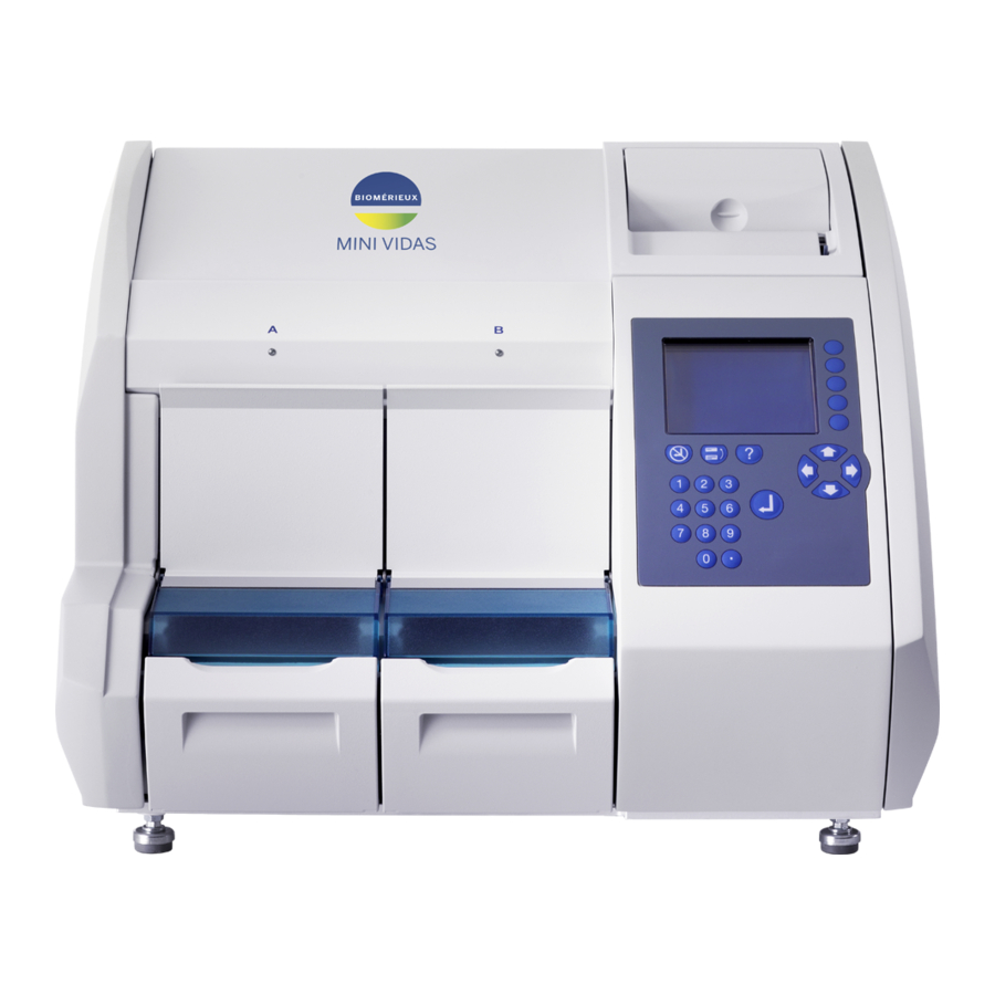 bioMerieux MINI VIDAS User Manual