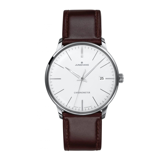Junghans J820.3 Manual