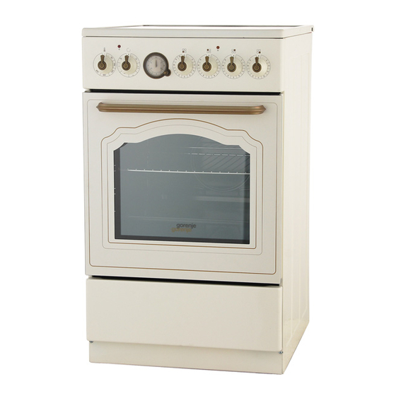 Gorenje Classico EC55CLB1 Instructions For Use Manual