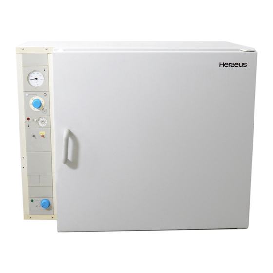 Heraeus 6000 Series Operating Instructions Manual