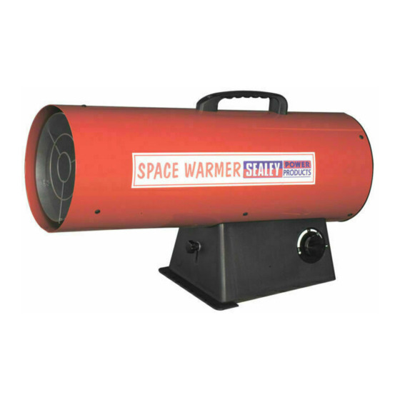 Sealey Space warmer  LP100.V4 Instructions