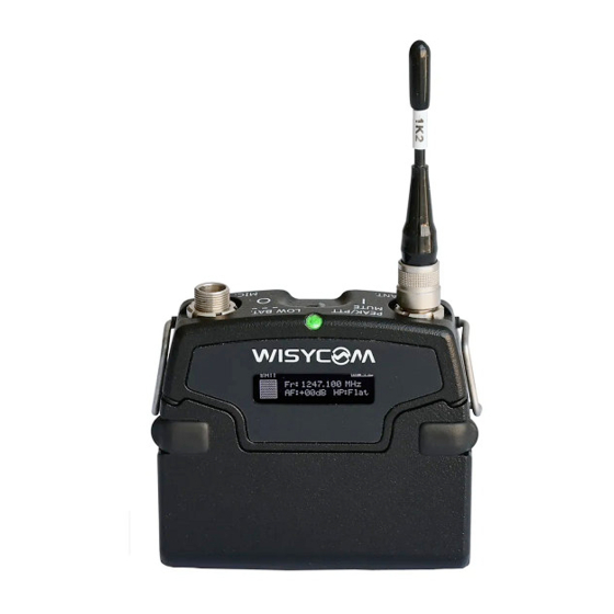 WisyCom MTP51-JP User Manual