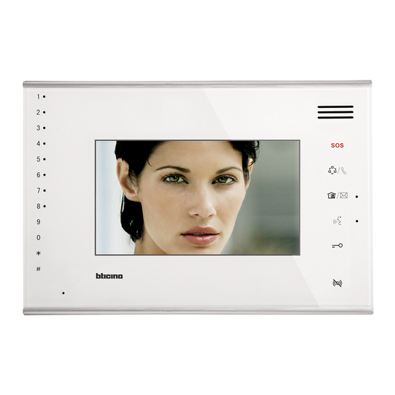 Bticino 322050 Manual