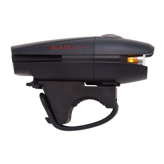 Planet Bike BLAZE 300 SLX Quick Start Manual