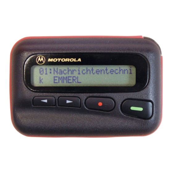 Motorola ADVISOR Pro User Manual