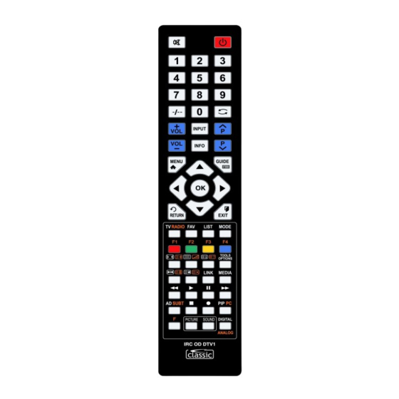 Classic IRC87362-OD User Instructions