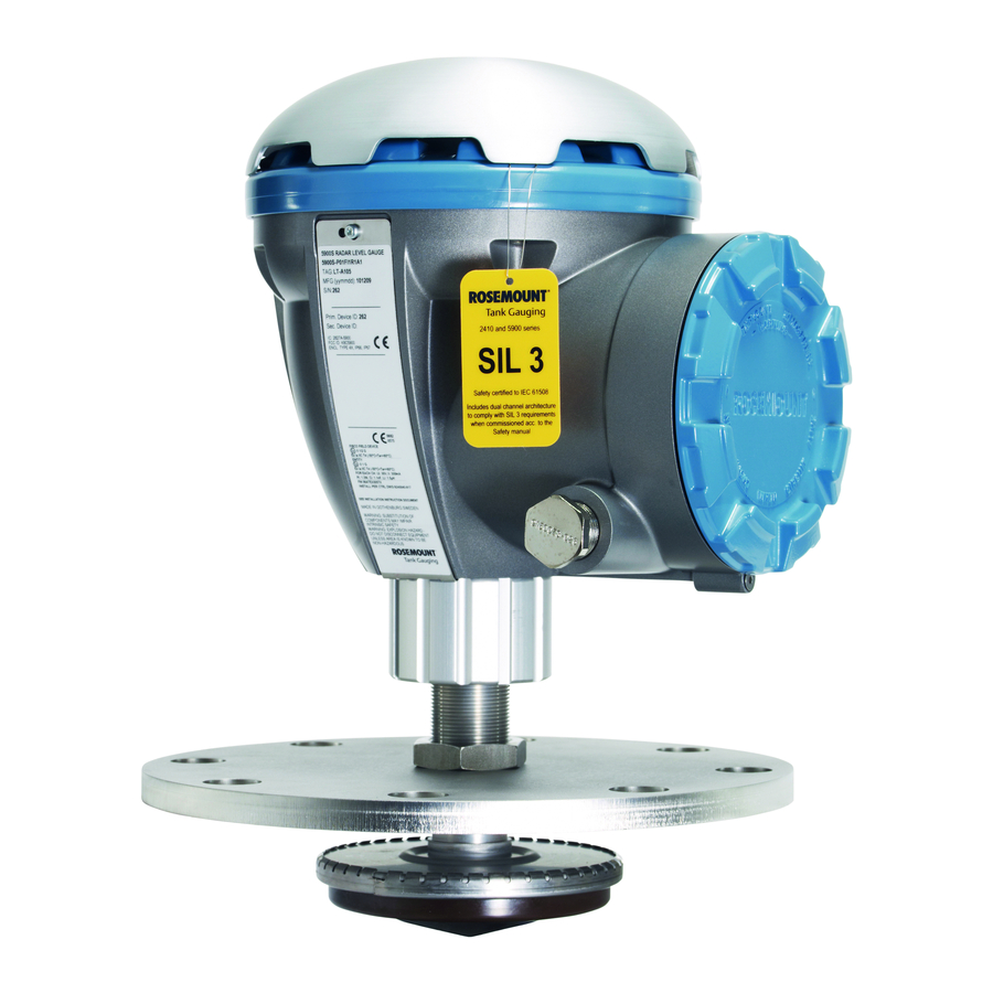 Emerson Rosemount 5900 Instruction For Installation, Configuration, And Operation