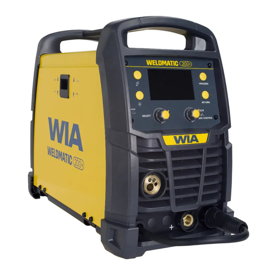WIA WELDMATIC 200+ Operator's Manual