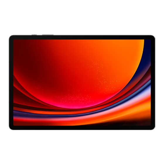 Samsung AT&T Galaxy Tab S9+ 5G Quick Start Manual