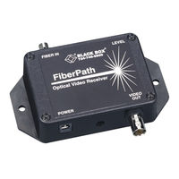 Black Box FiberPath AC445A-TX Manuals