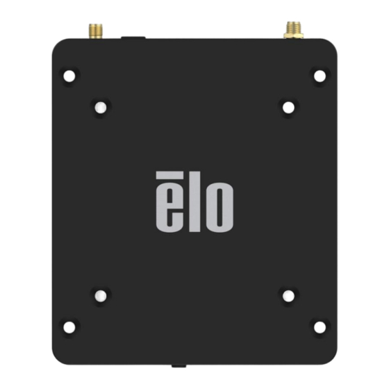 Elo TouchSystems I Series User Manual