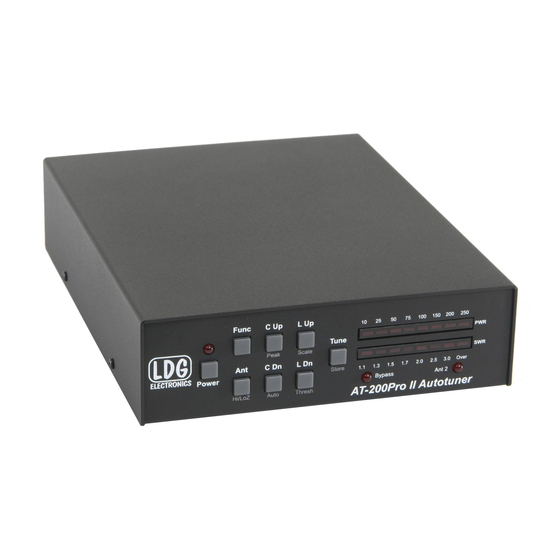 LDG AT-200PROII Operation Manual