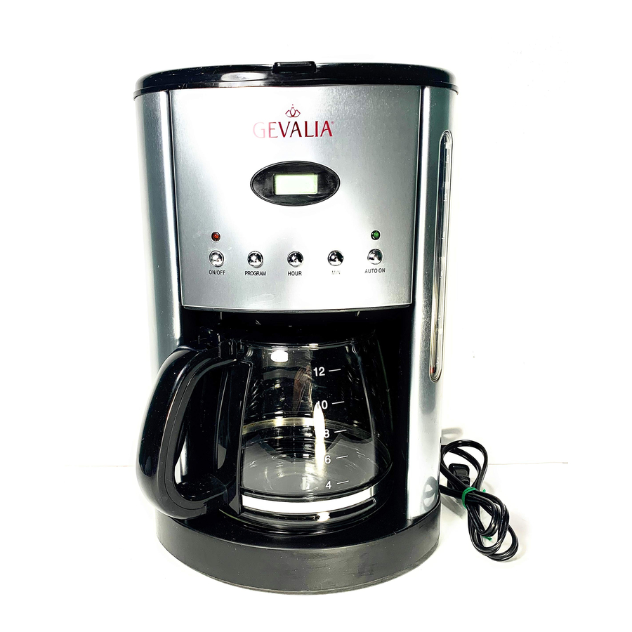 Gevalia Coffeemaker C-60A User Guide : Free Download, Borrow, and Streaming  : Internet Archive