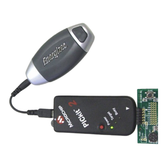 Microchip Technology PICKIT 2 PROGRAMMER-TO-GO Manuals