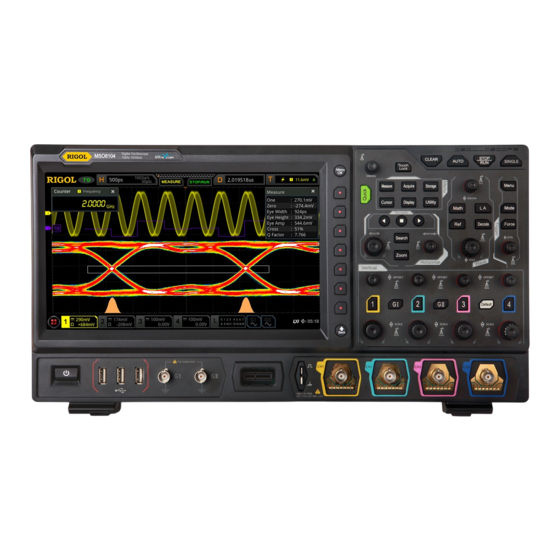Rigol MSO8104 Quick Manual
