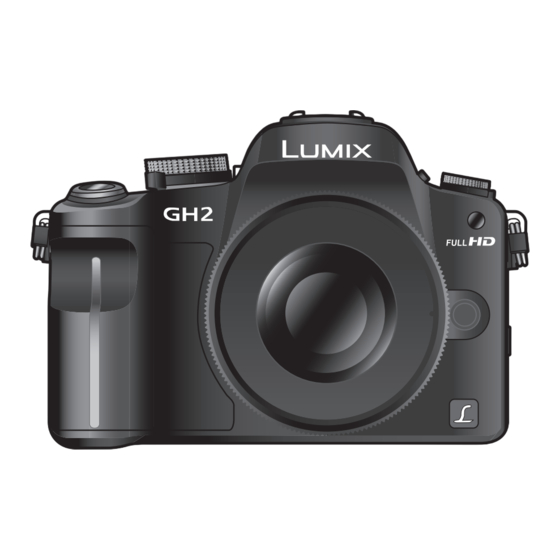 Panasonic DMC-GH2S Operating Instructions Manual