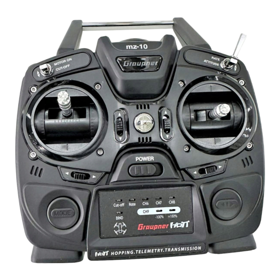 GRAUPNER mz-10 HoTT S1001 User Manual