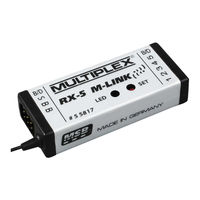 Multiplex RX-5 light M-LINK Operating Instructions Manual