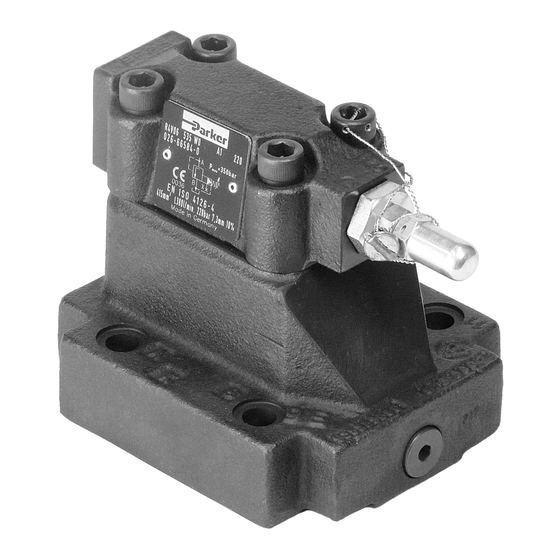Parker DSDU Series Translation Of Original Operating Instructions