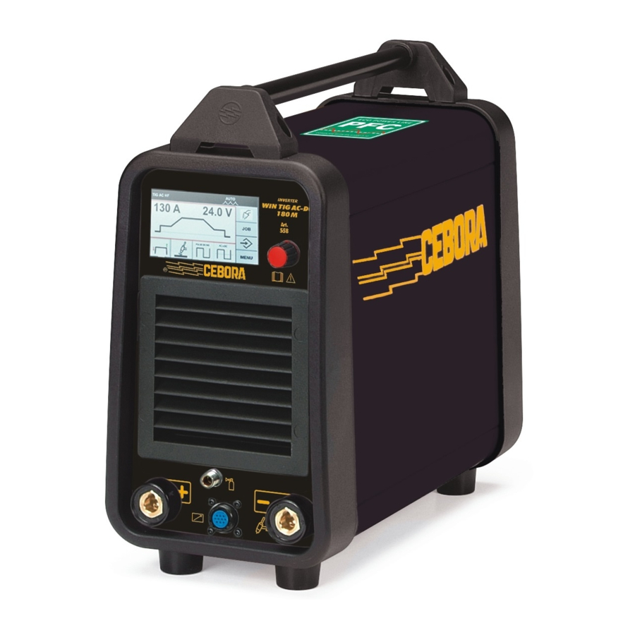 Cebora WIN TIG AC-DC 180M Instruction Manual