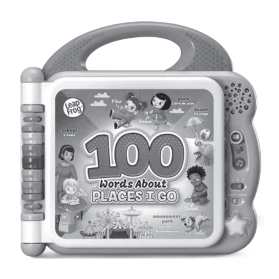 LeapFrog 100 Words About Places I Go Parents' Manual