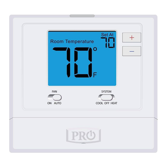 Pro1 IAQ T700 Series Operation Manual