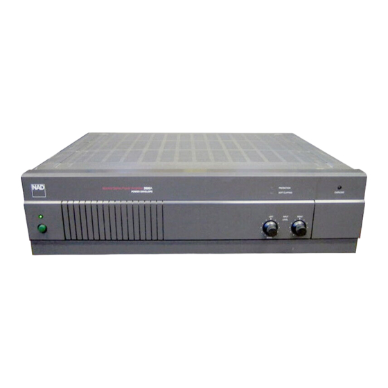 NAD 2600 Manual