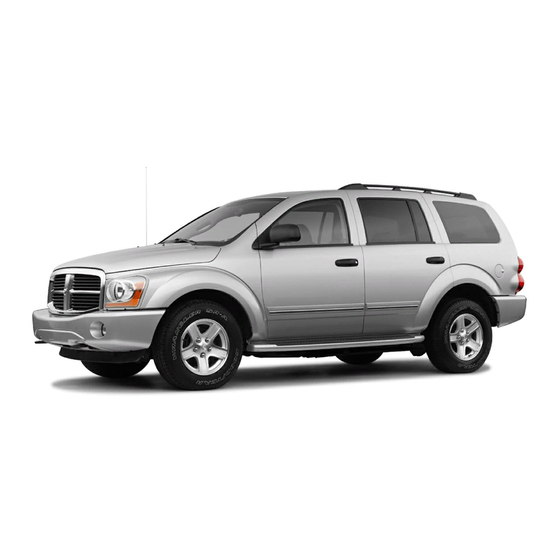 Dodge 2006 Durango Owner's Manual