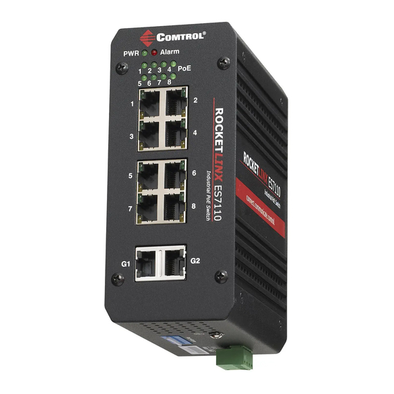 Comtrol ROCKETLINX ES7110-VB Quick Installation Manual