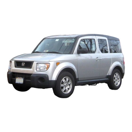 Honda Element 2006 Reference Owner's Manual