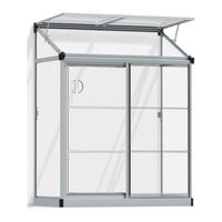 Palram Lean To Grow House 4x2 Manual