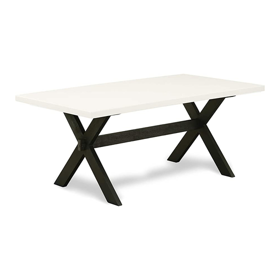 East West Furniture XT72 Assembly Instructions