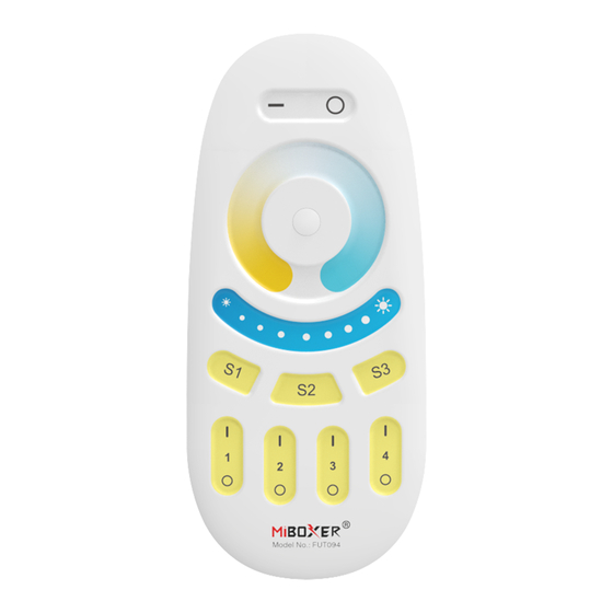 Mi-Light MiBOXER FUT094 Manual