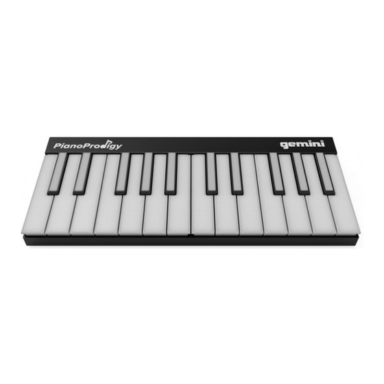 Gemini PianoProdigy GPP-101 Manual