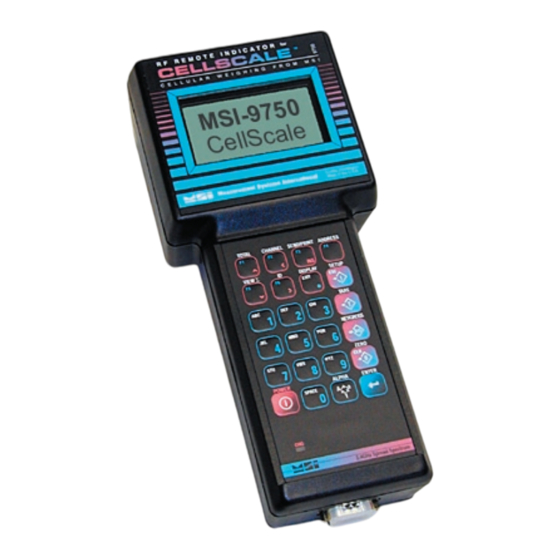 Measurement Systems International MSI9750 User Manual